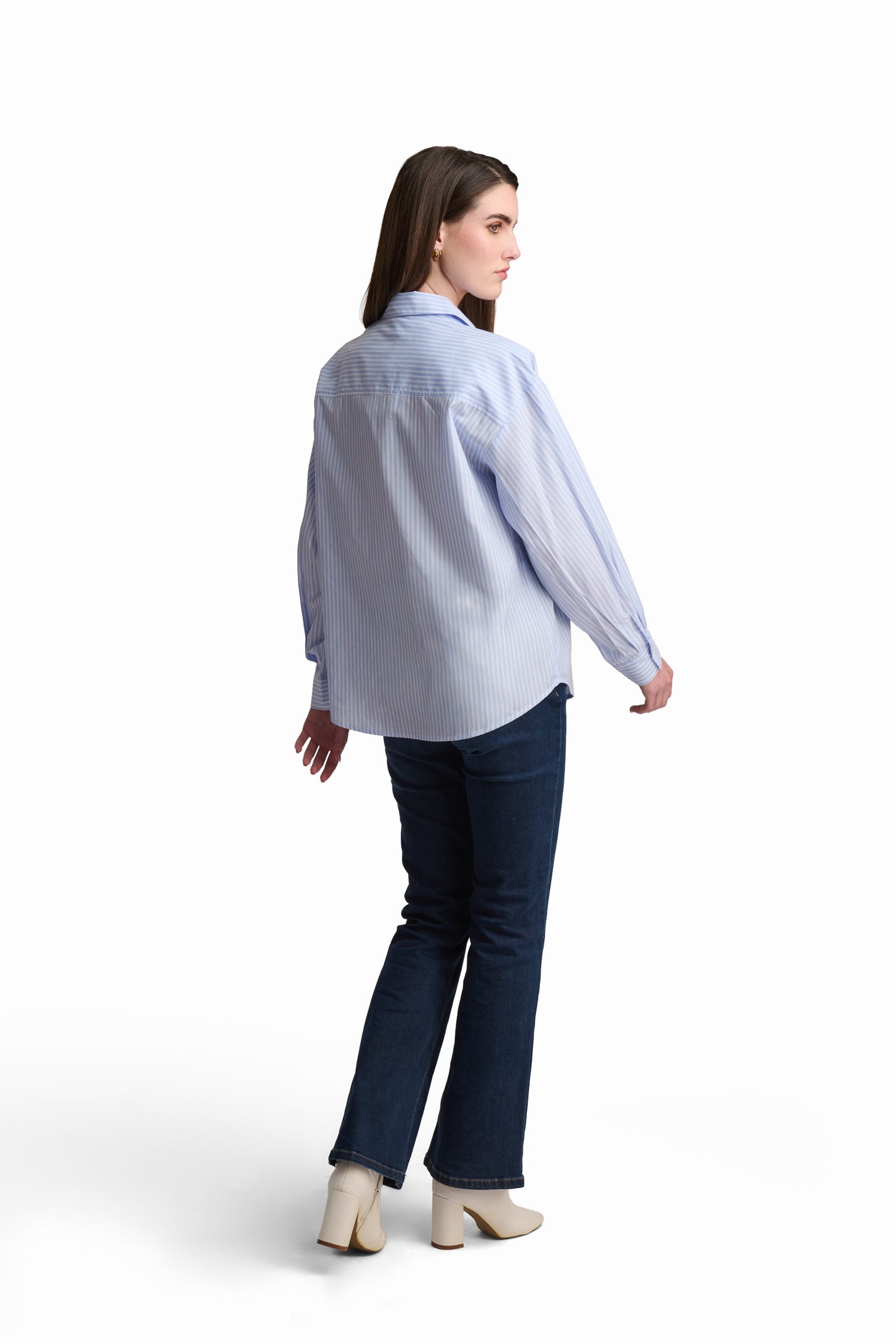 Embroidered Stripe Shirt