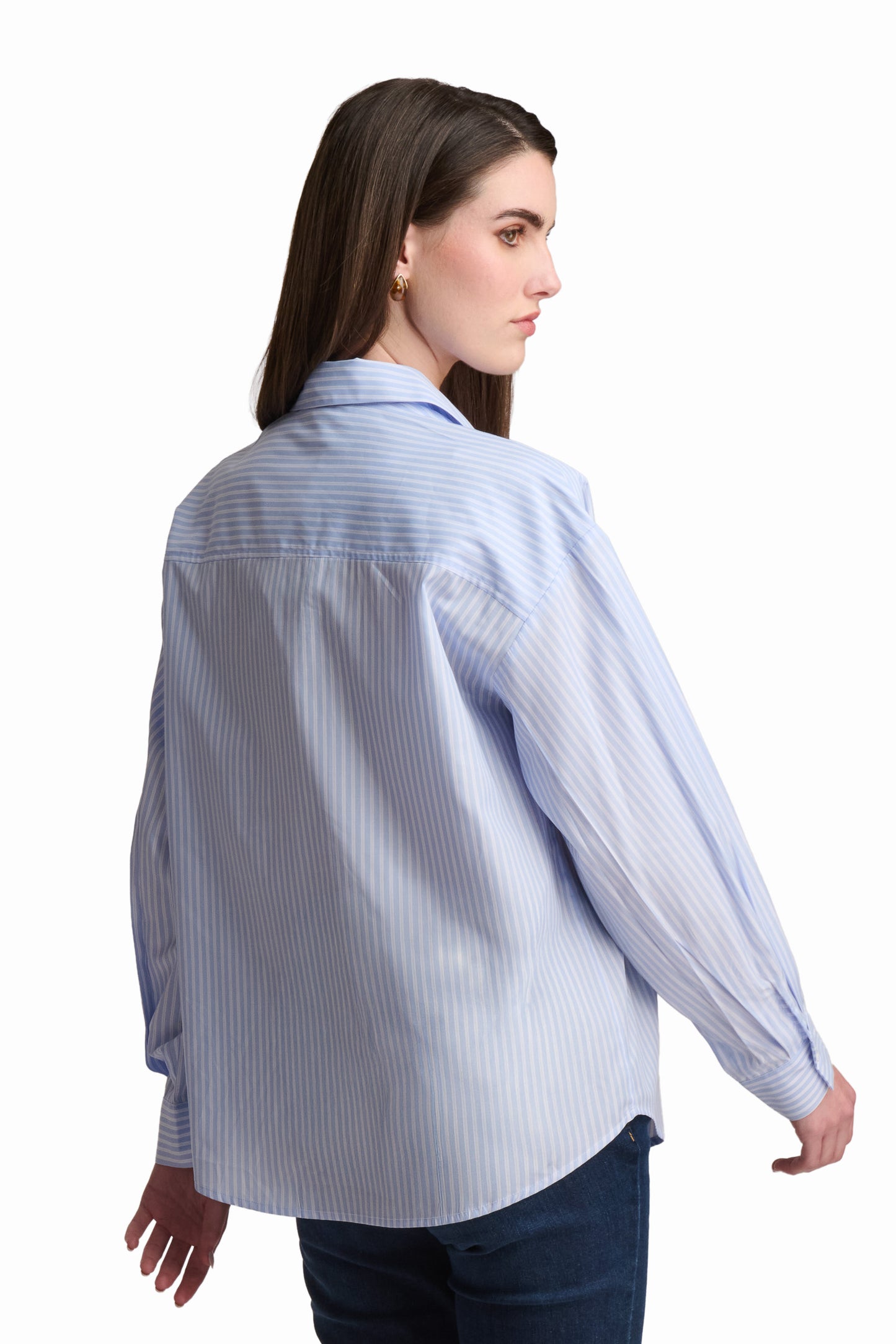 Embroidered Stripe Shirt