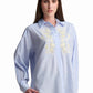 Embroidered Stripe Shirt