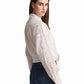 White Textured Embroidered Shirt