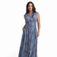 Azure Mosaic Maxi Dress