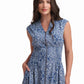 Azure Mosaic Maxi Dress