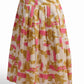 Golden Bloom Maxi Skirt