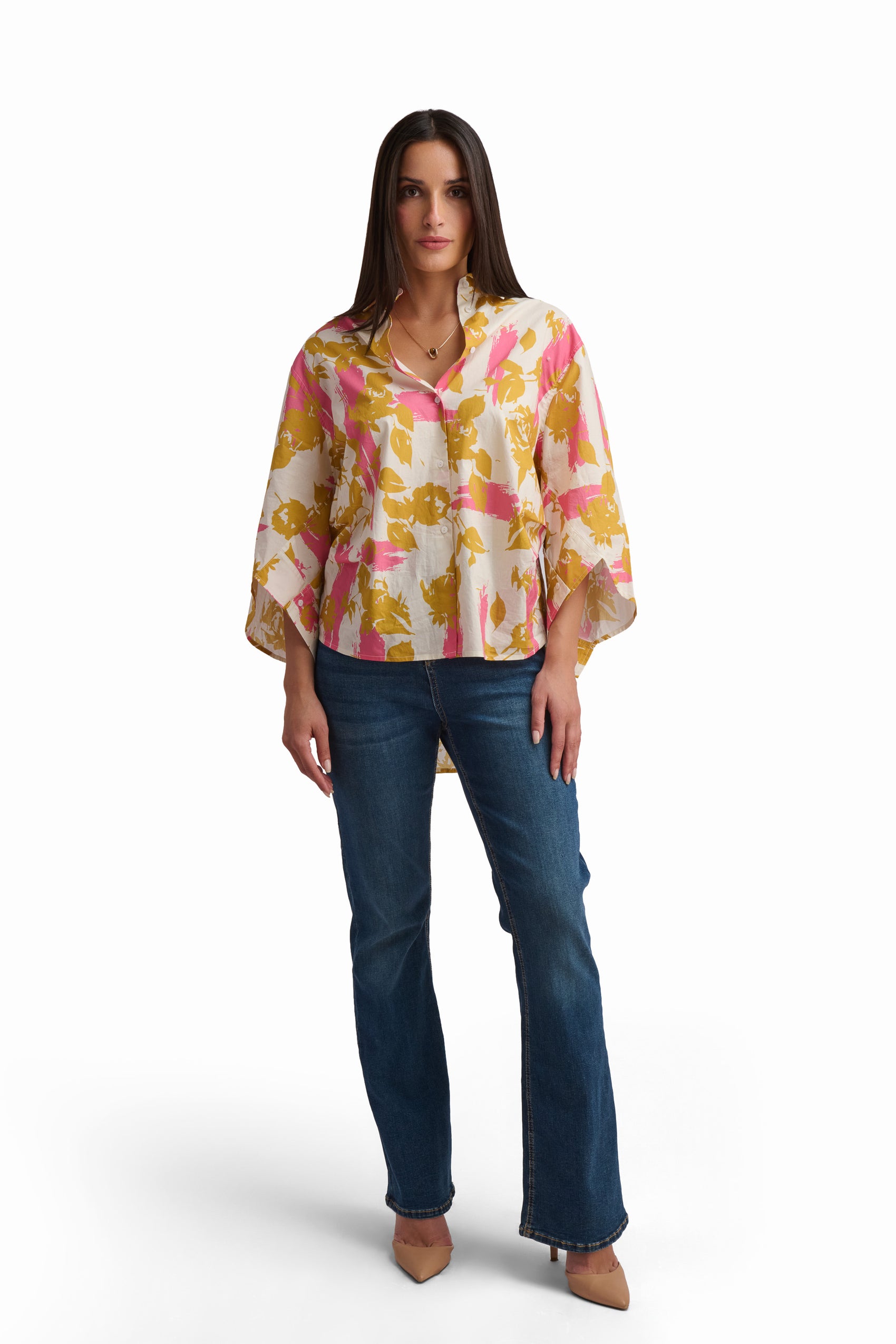 Golden Aura Cotton Shirt