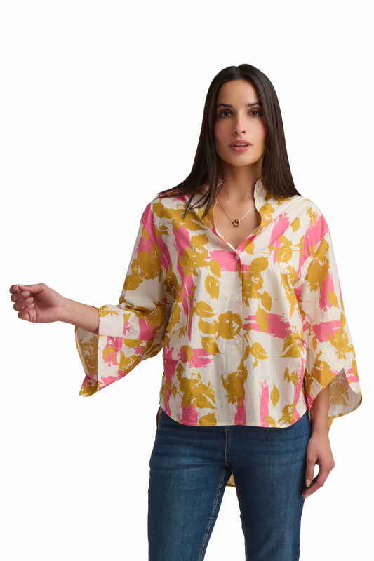 Golden Aura Cotton Shirt
