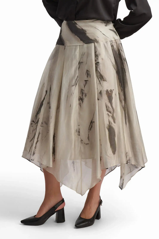 Asymmetrical Midi Skirt