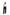 Black Wide-Leg Trousers with Hem Detail