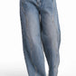 Crystal Wave Wide-Leg Jeans