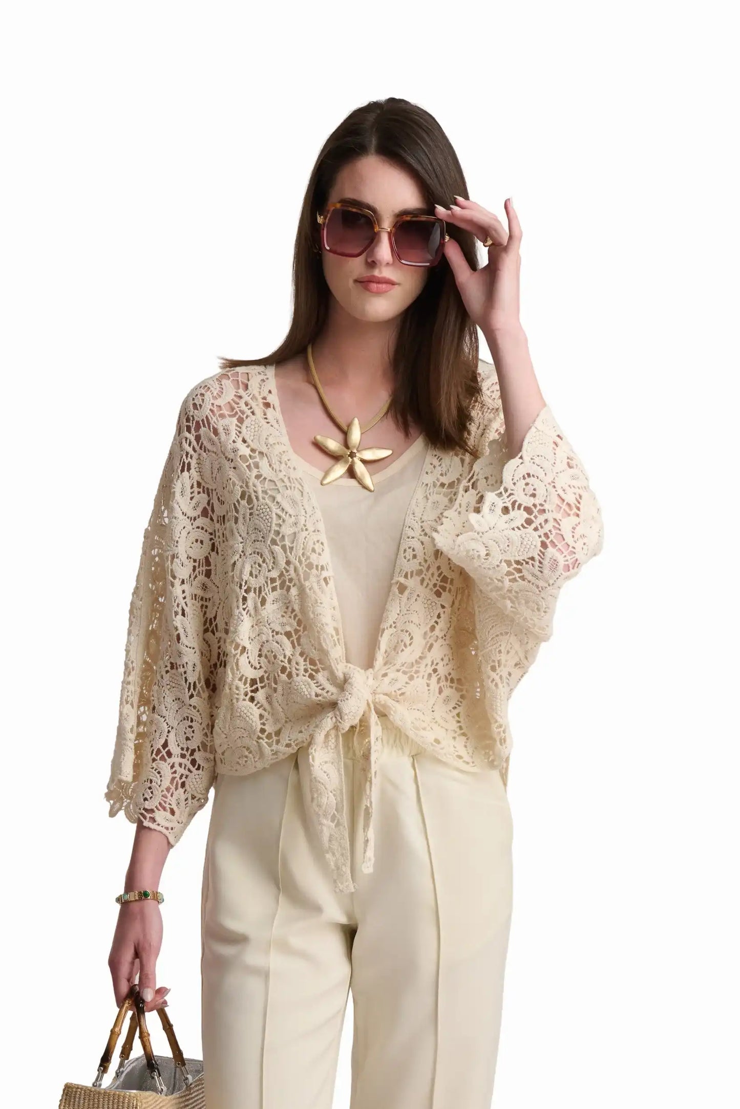 Elegant Open-Front Layering Cardigan