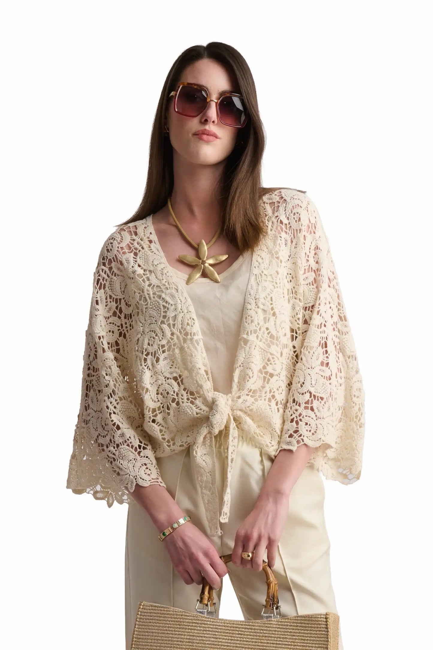 Elegant Open-Front Layering Cardigan