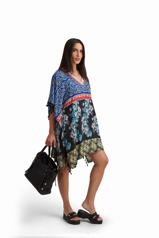 Printed Beach Cover-Up