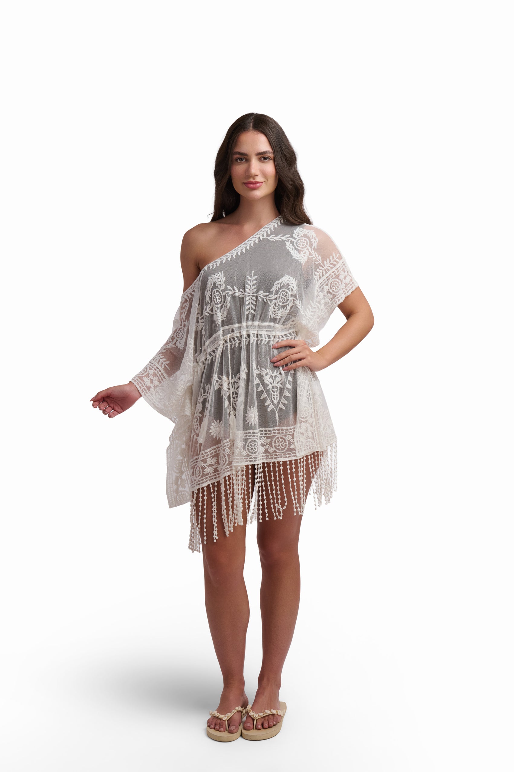 White Lace Beach Cover-Up