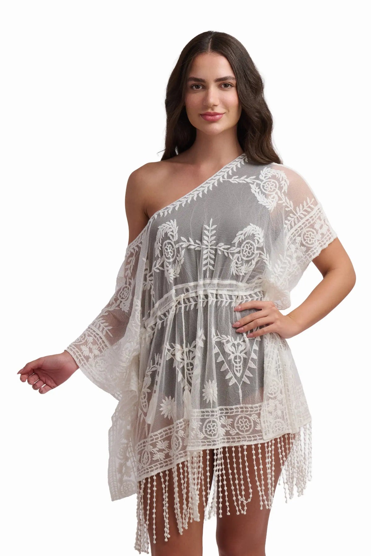White Lace Beach Cover-Up