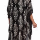 Black and White Printed Kimono