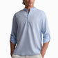 Blue Henley Long-Sleeve Tee