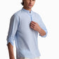 Blue Henley Long-Sleeve Tee