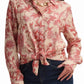 Coral Bloom Blouse