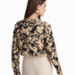 Women’s Beige Floral Print Shirt