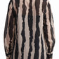 Women Blouse - Black Print