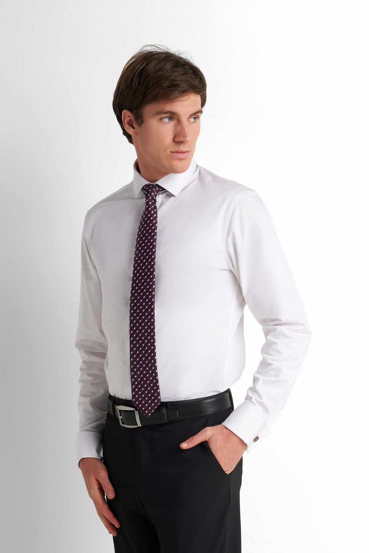 Formal Straight Trousers - Black