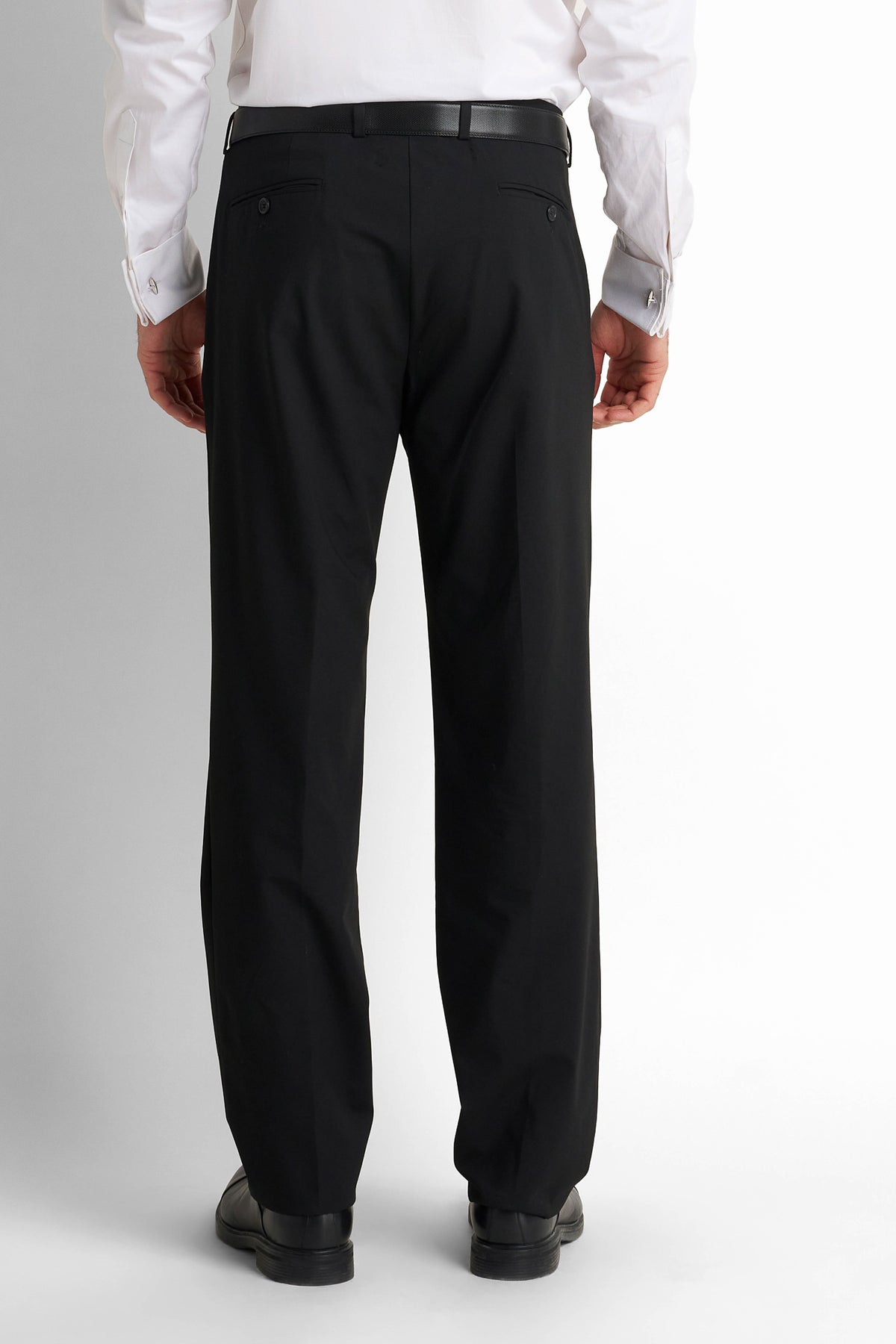 Formal Straight Trousers - Black