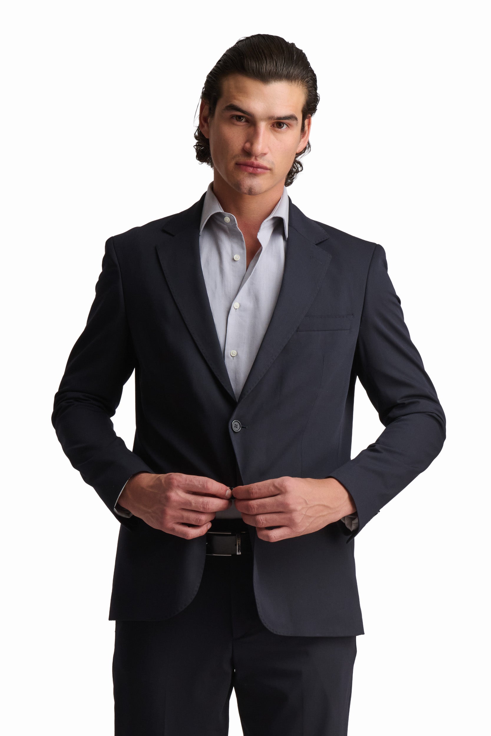 Navy Textured Blazer