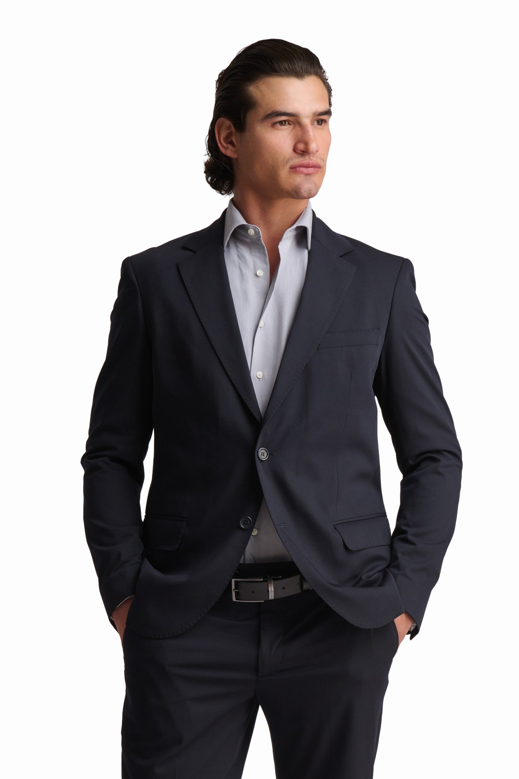 Navy Textured Blazer