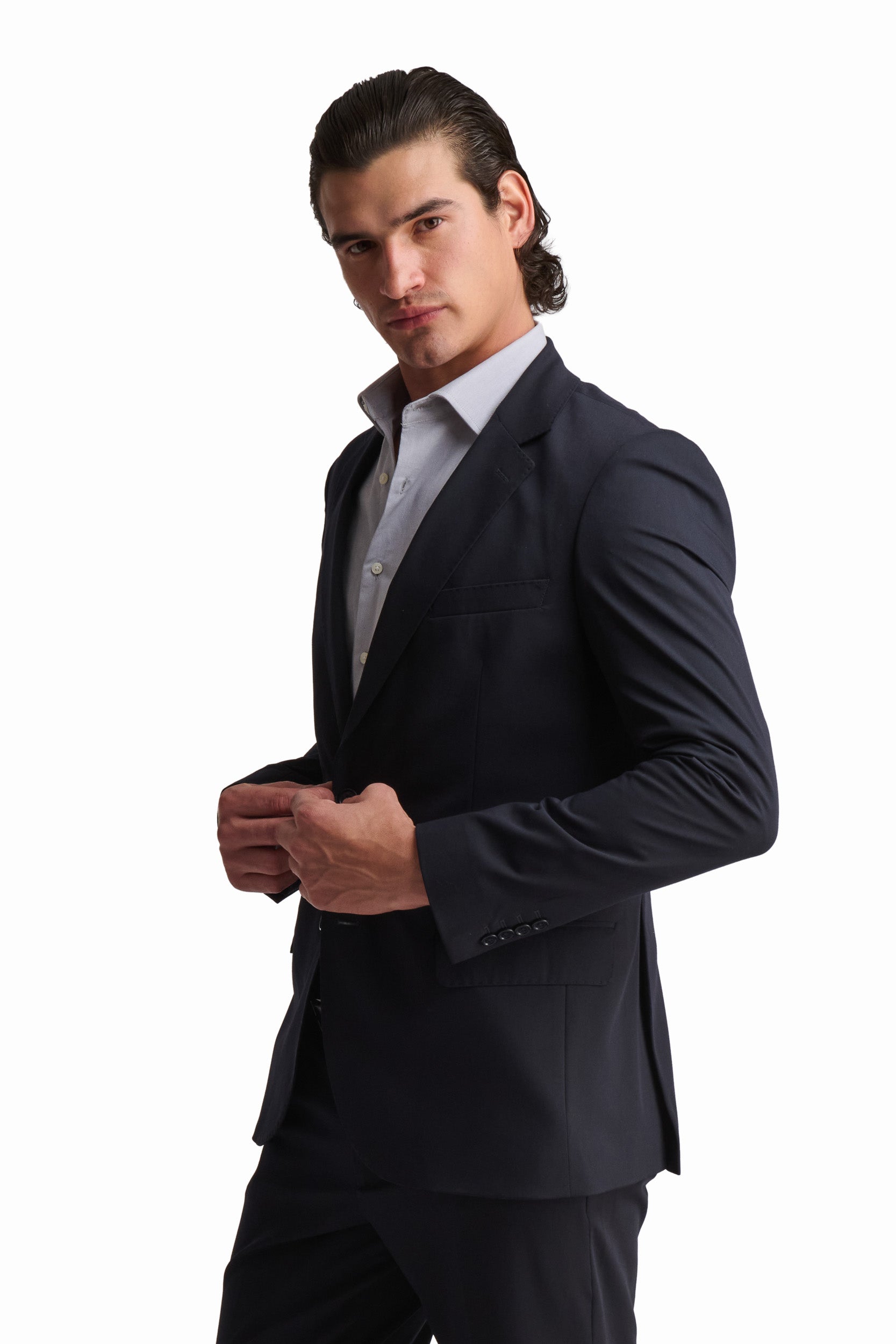 Navy Textured Blazer