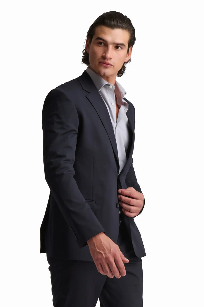 Navy Textured Blazer