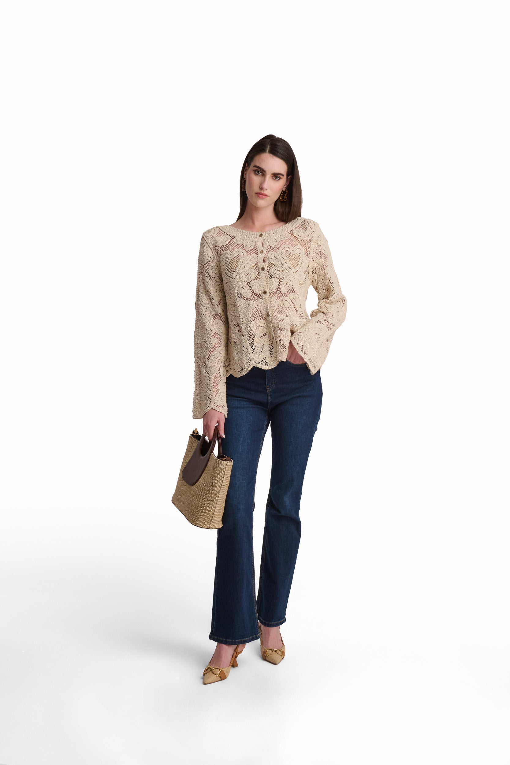 Vintage Lace Whisper Cardigan
