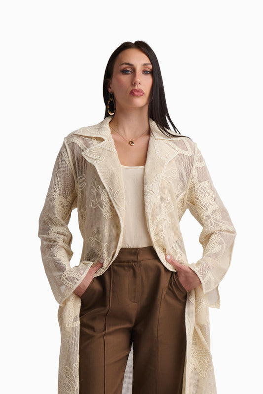 Brown Flared Trousers