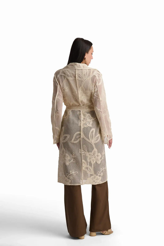 Brown Flared Trousers