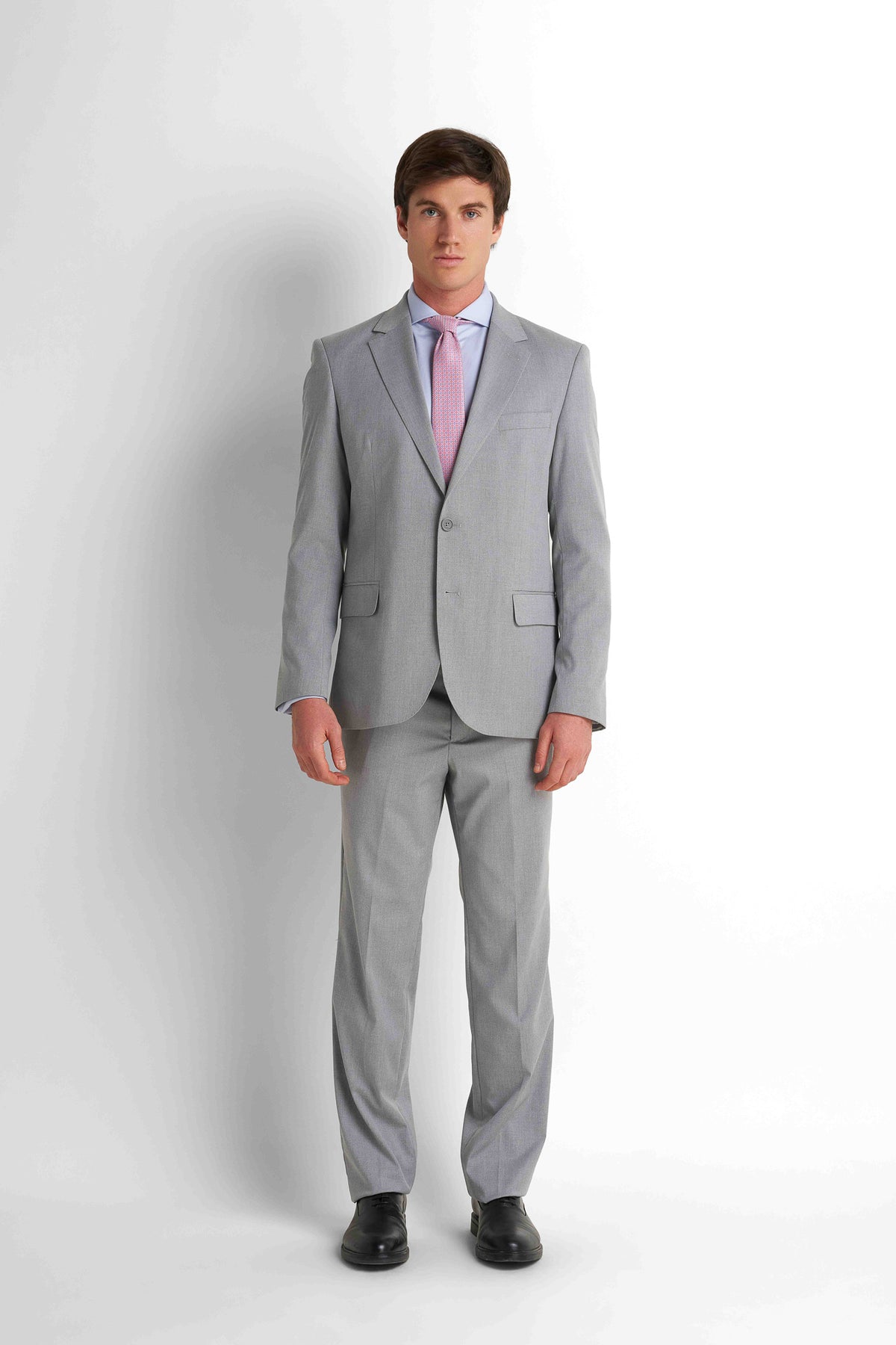 Slim Fit Suit Blazer - Light Grey