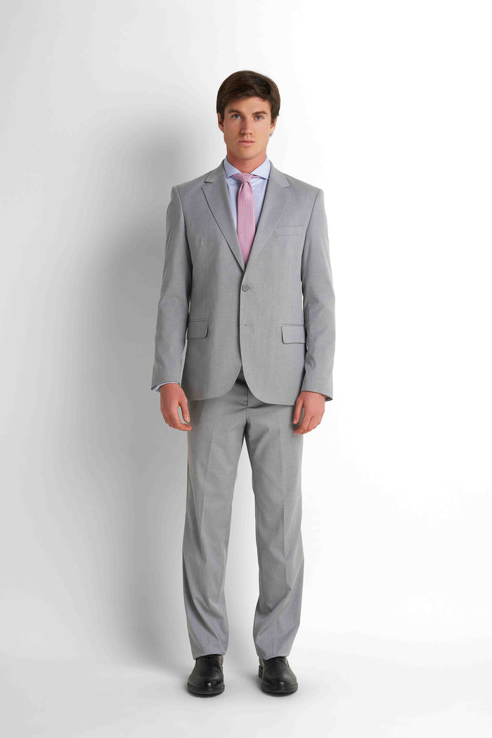 Formal Suit Trousers - Light Grey