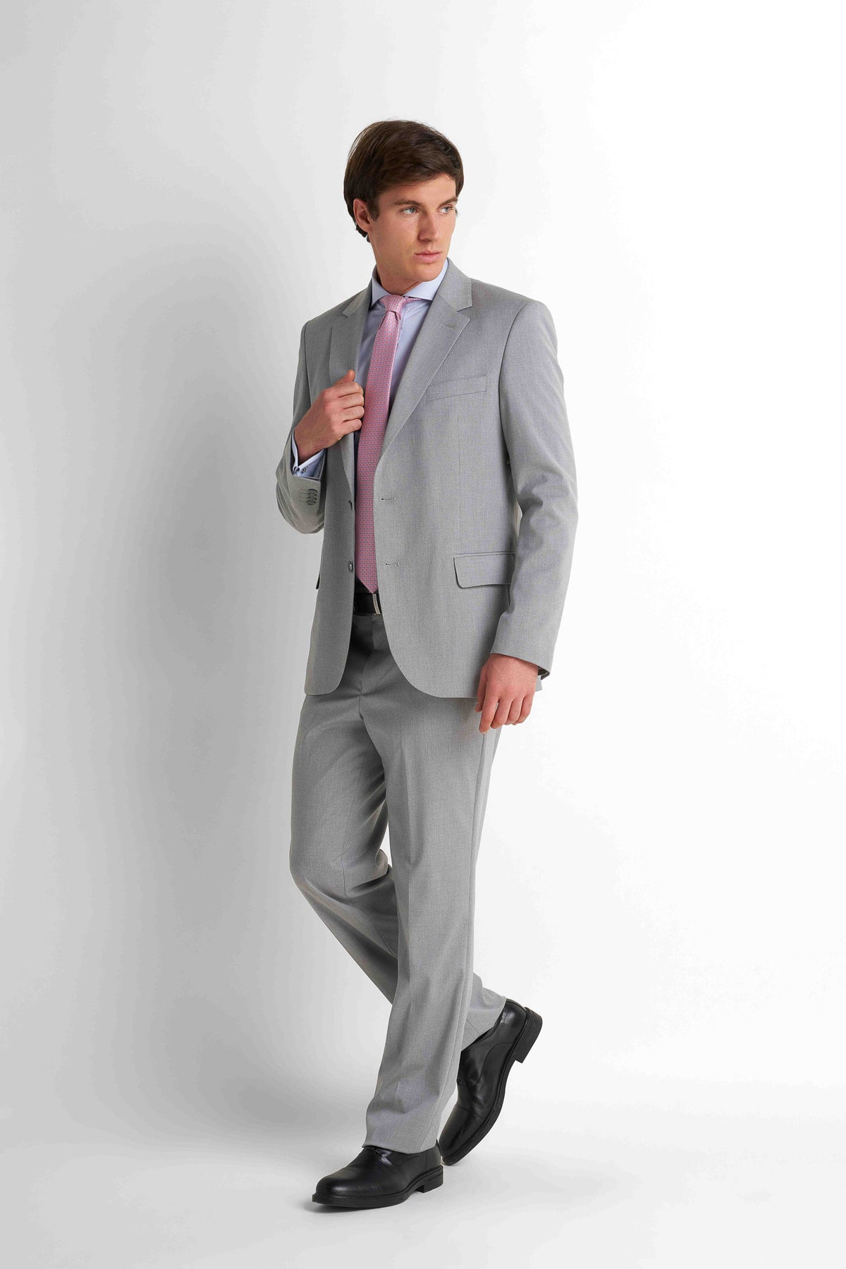 Formal Suit Trousers - Light Grey