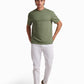 Olive Minimal Cotton T-Shirt