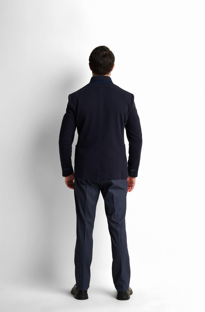 Single-Breasted Button-Front Jacket