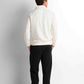 Half-Zip Knit Sweatshirt - Off White