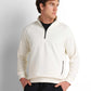 Half-Zip Knit Sweatshirt - Off White