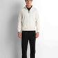 Half-Zip Knit Sweatshirt - Off White