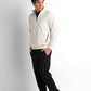 Half-Zip Knit Sweatshirt - Off White