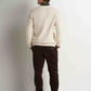 Shawl Collar Knit Cardigan - Light Beige