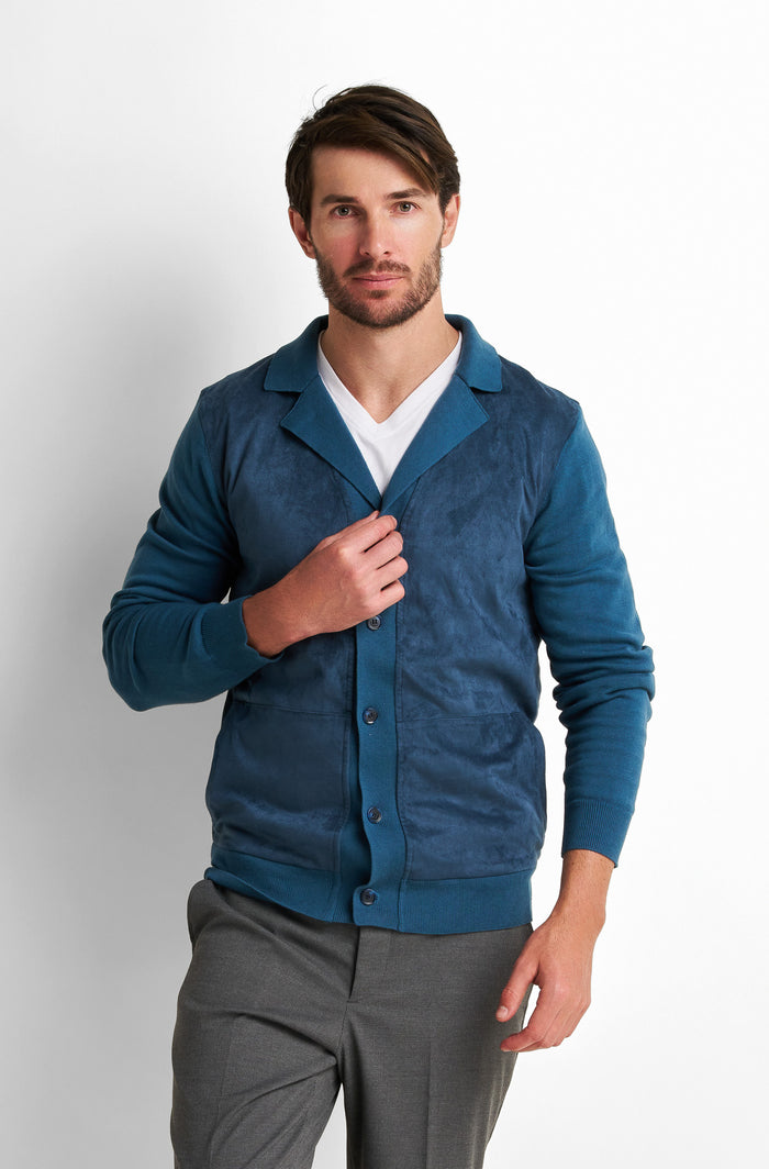 Front Panel Faux Cardigan