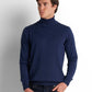 Turtleneck Knit Pullover - Navy