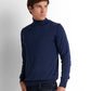Turtleneck Knit Pullover - Navy