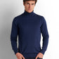 Turtleneck Knit Pullover - Navy