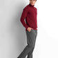 Turtleneck Knit Pullover - Burgundy