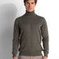 Turtleneck Knit Pullover - Charcoal
