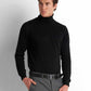 Turtleneck Knit Pullover - Black
