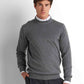 Mock-Neck Pullover - Charcoal